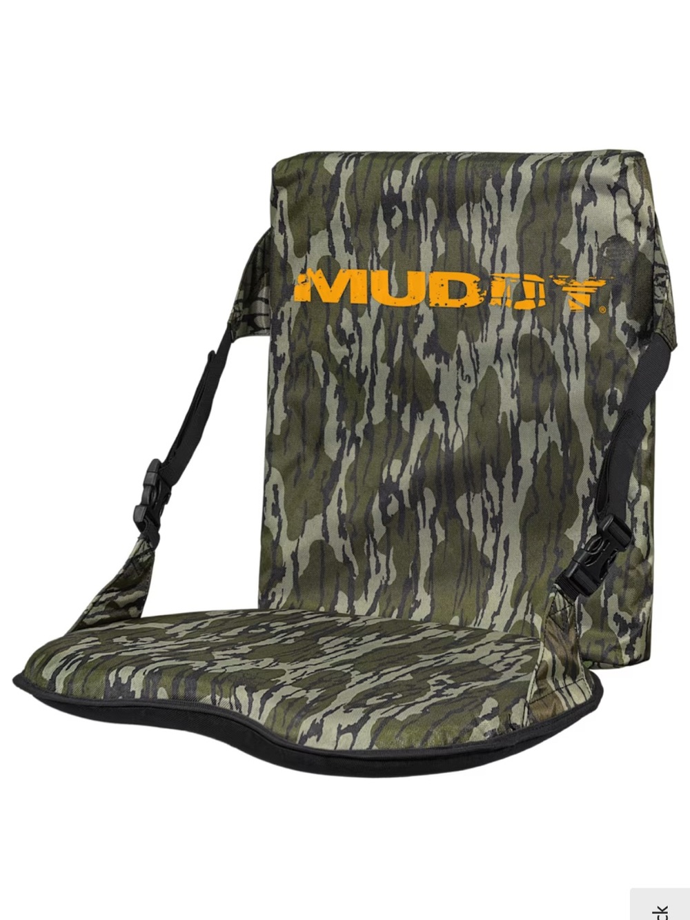 Muddy Camouflage Portable Seat Cushion with Back